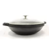 Best deal 🔥 BergHOFF GEM 12.5 In. Cast Aluminum Nonstick Wok With Glass Lid 👏