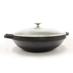 Best deal 🔥 BergHOFF GEM 12.5 In. Cast Aluminum Nonstick Wok With Glass Lid 👏