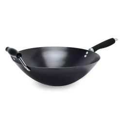 Hot Sale 🎁 Ecolution Hong Kong Chopstick House Carbon Steel Wok With Helper Handle ✨