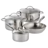Best Sale ⭐ Tramontina 7 Pc Stainless Steel Cookware Set 🎉