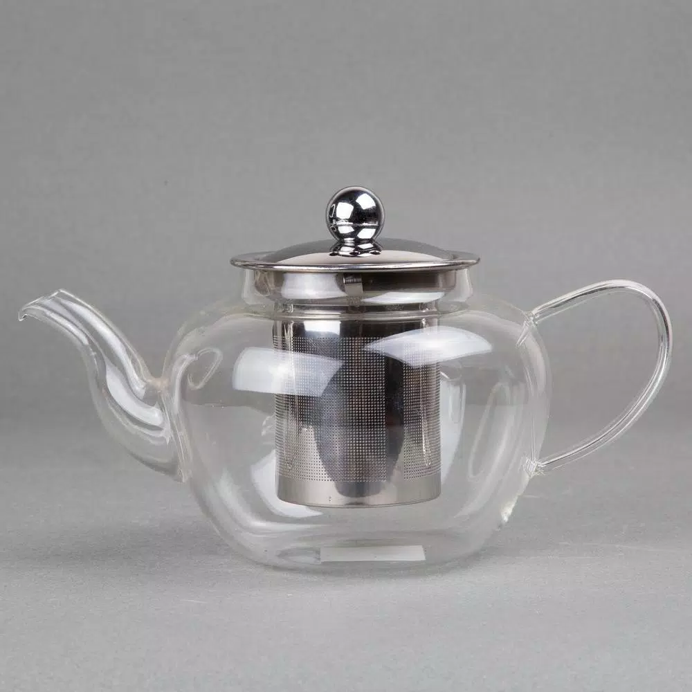 Deals ๐งจ Creative Home 600 Ml, 20 Oz. (2.7 Cup) Clear Glass Tea Pot With Stainless Steel Removable Lid And Infuser Basket ๐ 2 Deals ๐งจ Creative Home 600 Ml, 20 Oz. (2.7 Cup) Clear Glass Tea Pot With Stainless Steel Removable Lid And Infuser Basket ๐ - Image 2