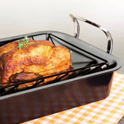 Best Sale 😀 BergHOFF EarthChef 13 In. Carbon Steel Non-Stick Roaster With Rack 🌟 -Cheap Cookware Shop unnamed file 3074