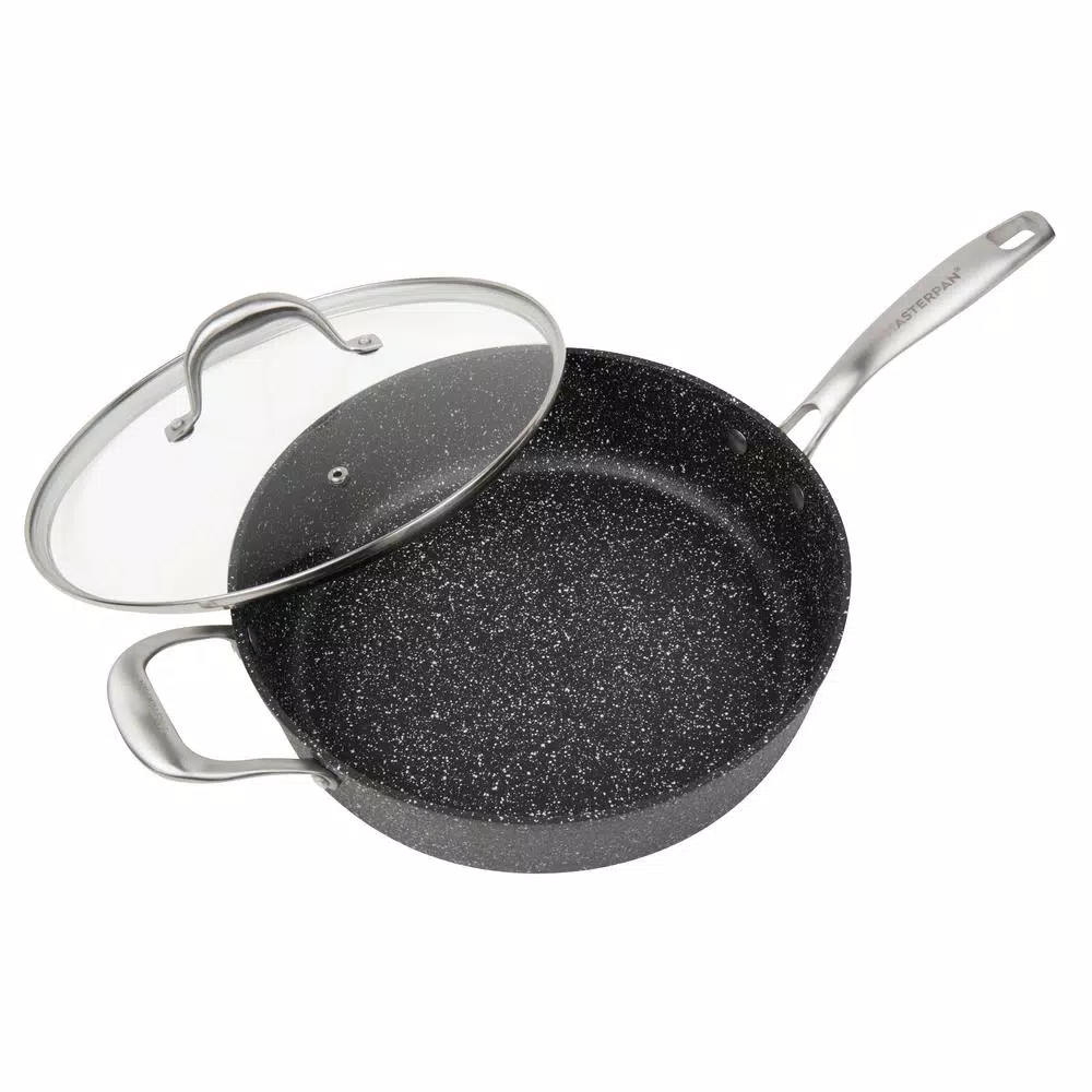 Flash Sale π MasterPan Granite Ultra 5 Qt. Cast Aluminum Nonstick Saute Pan In Black With Glass Lid π 1 Flash Sale π MasterPan Granite Ultra 5 Qt. Cast Aluminum Nonstick Saute Pan In Black With Glass Lid π