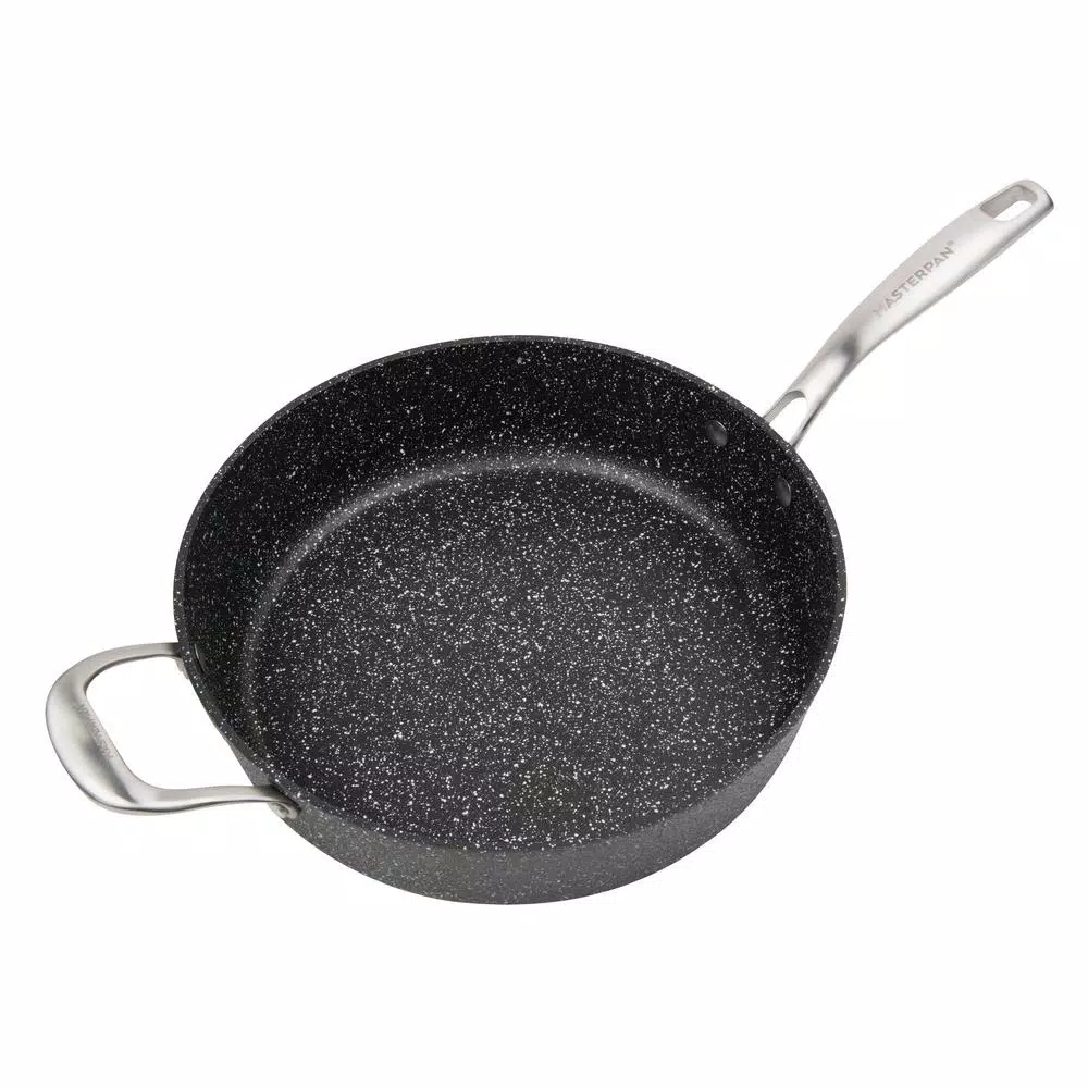 Flash Sale π MasterPan Granite Ultra 5 Qt. Cast Aluminum Nonstick Saute Pan In Black With Glass Lid π 3 Flash Sale π MasterPan Granite Ultra 5 Qt. Cast Aluminum Nonstick Saute Pan In Black With Glass Lid π - Image 3
