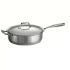Best Pirce 🔥 Tramontina Gourmet Prima 5 Qt. Stainless Steel Saute Pan With Lid ✨