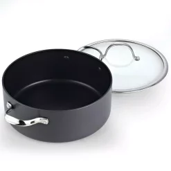 New 🧨 Cooks Standard 7 Qt. Round Hard-Anodized Aluminum Nonstick Casserole Dish In Black With Glass Lid 🛒 -Cheap Cookware Shop unnamed file 3132