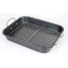 Deals ⭐ Home Basics 5.75 Qt. Steel Roasting Pan ⌛