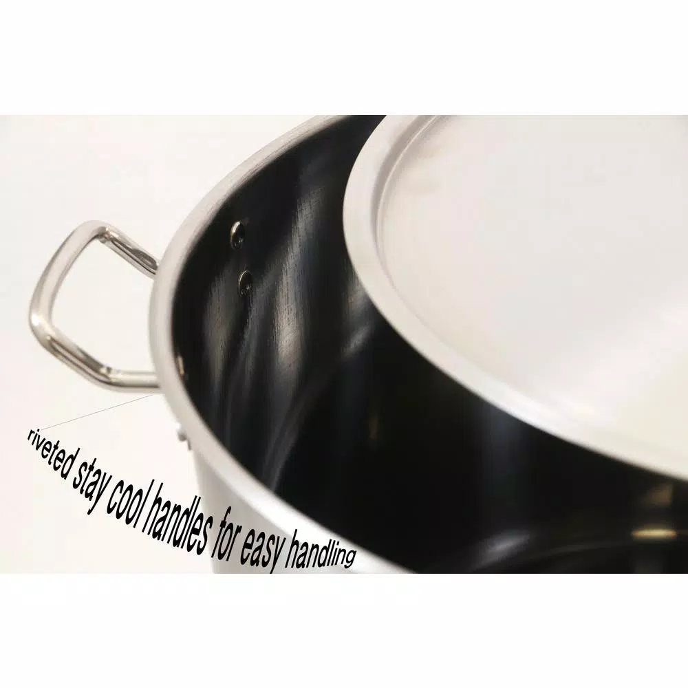 Coupon ✔️ ExcelSteel Professional 35 Qt. Stainless Steel Stock Pot With Lid 🤩 5 Coupon ✔️ ExcelSteel Professional 35 Qt. Stainless Steel Stock Pot With Lid 🤩 - Image 5