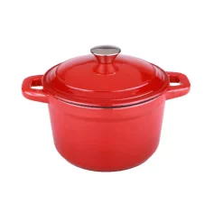 Best reviews of 😉 BergHOFF Neo 3 Qt. Round Cast Iron Dutch Oven In Red With Lid 🧨