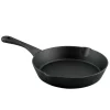Budget 😉 Crock-Pot Artisan 8 In. Cast Iron Skillet In Flat Black With Pour Spout 🎉