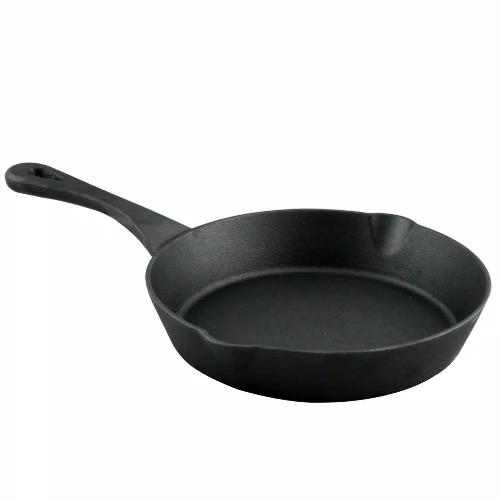 Budget ๐ Crock-Pot Artisan 8 In. Cast Iron Skillet In Flat Black With Pour Spout ๐ 1 Budget ๐ Crock-Pot Artisan 8 In. Cast Iron Skillet In Flat Black With Pour Spout ๐
