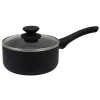 Brand new 🎉 Oster Ashford 2 Qt. Aluminum Nonstick Sauce Pan In Black With Glass Lid 🎁