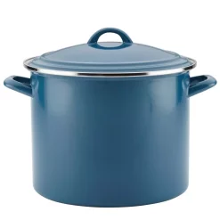 Brand new 💯 Ayesha Curry Home Collection 12 Qt. Steel Nonstick Stock Pot In Twilight Teal With Lid 😍