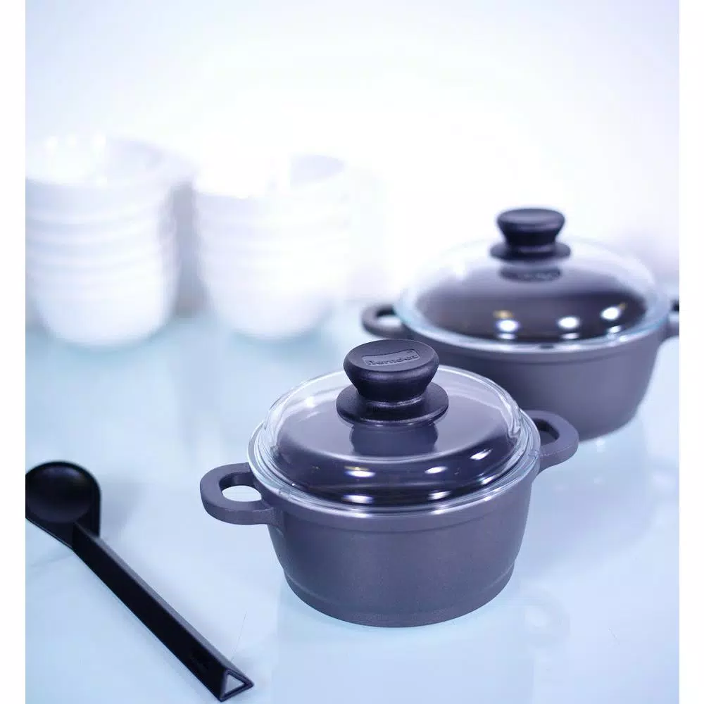 Promo β¨ Berndes Tradition 1.25 Qt. Round Cast Aluminum Nonstick Dutch Oven In Gray With Glass Lid π€© 3 Promo β¨ Berndes Tradition 1.25 Qt. Round Cast Aluminum Nonstick Dutch Oven In Gray With Glass Lid π€© - Image 3