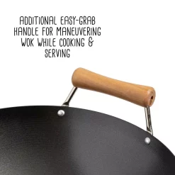 Budget 👏 Honey-Can-Do Joyce Chen 4-Piece Wok Set With Black Carbon Steel Non-Stick Wok, High Dome Lid, 12″ Bamboo Spatula, And Recipe Booklet 💯 17 Budget 👏 Honey-Can-Do Joyce Chen 4-Piece Wok Set With Black Carbon Steel Non-Stick Wok, High Dome Lid, 12″ Bamboo Spatula, And Recipe Booklet 💯 -Cheap Cookware Shop unnamed file 3217