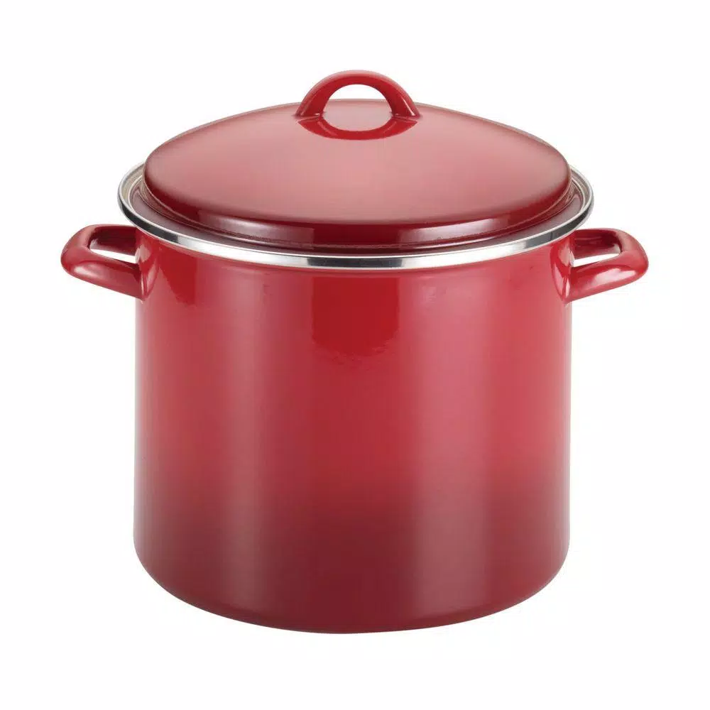 Hot Sale ✔️ Rachael Ray Classic Brights 12 Qt. Steel Stock Pot In Red With Lid ⌛ 1 Hot Sale ✔️ Rachael Ray Classic Brights 12 Qt. Steel Stock Pot In Red With Lid ⌛