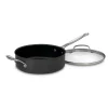 Deals 🌟 Cuisinart Chef’s Classic 3.5 Qt. Hard-Anodized Aluminum Nonstick Saute Pan In Black With Glass Lid ❤️