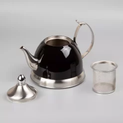 Top 10 😍 Creative Home Nobili-Tea 1.0 Qt. Stainless Steel Tea Kettle With Removable Infuser Basket In Filter Black ⭐ -Cheap Cookware Shop unnamed file 3273