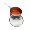 Brand new 🎉 Gotham Steel 3 Qt. Aluminum Ti-Ceramic Nonstick Sauce Pan With Glass Lid ⭐