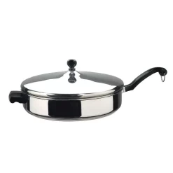 Cheapest 🤩 Farberware Classic Series 4.5 Qt. Stainless Steel Nonstick Saute Pan With Lid 🤩