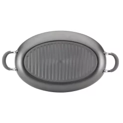Outlet 🔥 Circulon Elementum 15 In. Hard-Anodized Aluminum Nonstick Grill Pan In Oyster Gray 🎁 -Cheap Cookware Shop unnamed file 3281