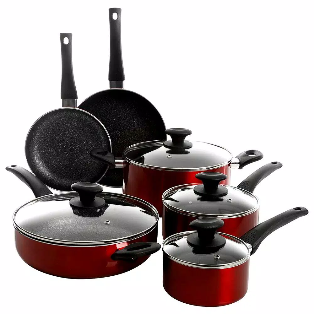 Best deal π Oster Merrion 10-Piece Aluminum Nonstick Cookware Set In Red βοΈ 1 Best deal π Oster Merrion 10-Piece Aluminum Nonstick Cookware Set In Red βοΈ