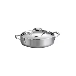 New 🛒 Tramontina Gourmet Tri-Ply Clad 3 Qt. Covered Braiser ❤️