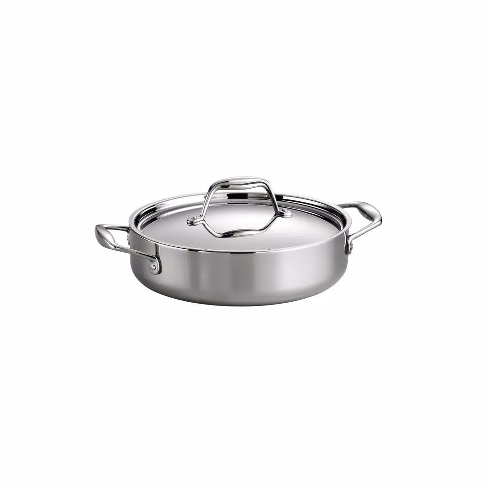 New ๐ Tramontina Gourmet Tri-Ply Clad 3 Qt. Covered Braiser โค๏ธ 1 New ๐ Tramontina Gourmet Tri-Ply Clad 3 Qt. Covered Braiser โค๏ธ