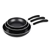Top 10 👏 Cook N Home 3-Piece Hard-Anodized Aluminum Nonstick Frying Pan Set In Black 🤩