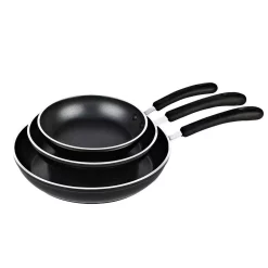 Top 10 👏 Cook N Home 3-Piece Hard-Anodized Aluminum Nonstick Frying Pan Set In Black 🤩