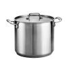 Best deal 🥰 Tramontina Gourmet 12 Qt. Stainless Steel Stock Pot With Lid ⌛
