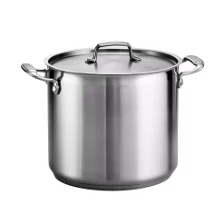 Best deal 🥰 Tramontina Gourmet 12 Qt. Stainless Steel Stock Pot With Lid ⌛