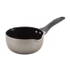 Deals 🌟 Farberware Dishwasher Safe 1 Qt. Aluminum Nonstick Sauce Pot In Stainless Look 👍