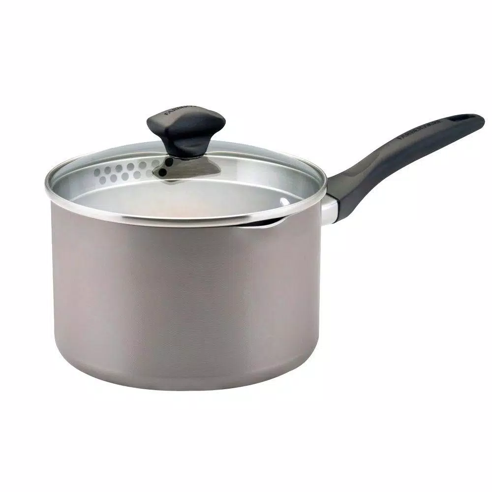 Best Pirce π Farberware Dishwasher Safe 3 Qt. Aluminum Nonstick Sauce Pan In Champagne With Glass Lid π 1 Best Pirce π Farberware Dishwasher Safe 3 Qt. Aluminum Nonstick Sauce Pan In Champagne With Glass Lid π