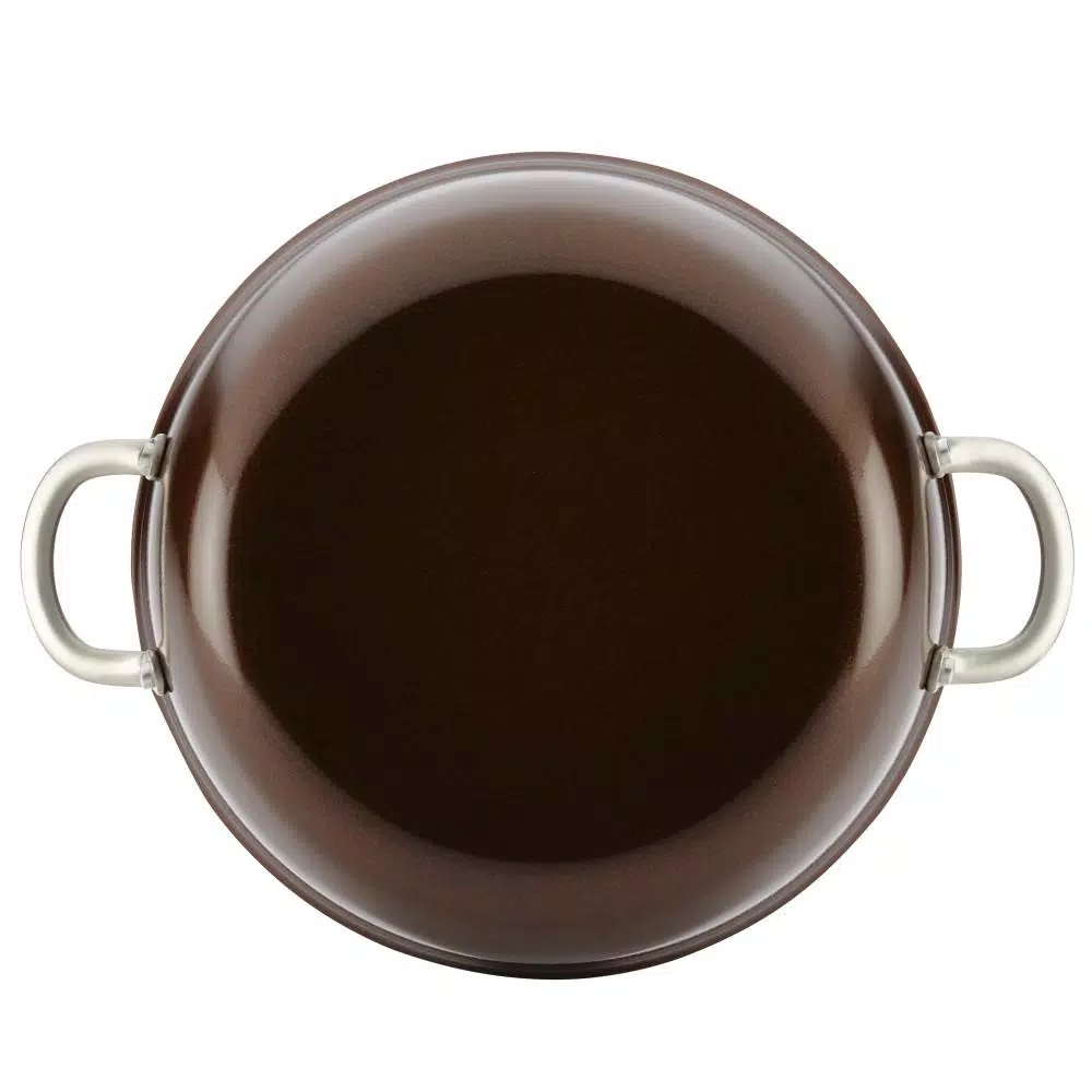 Hot Sale ⌛ Ayesha Curry Home Collection 7.5 Qt. Aluminum Nonstick Stock Pot In Brown Sugar With Glass Lid ✔️ 3 Hot Sale ⌛ Ayesha Curry Home Collection 7.5 Qt. Aluminum Nonstick Stock Pot In Brown Sugar With Glass Lid ✔️ - Image 3