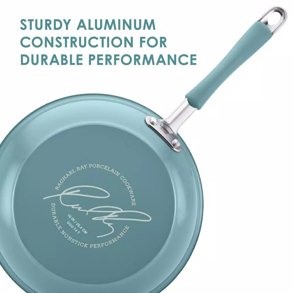Buy 😍 Rachael Ray Cucina 0.75 Qt. Aluminum Nonstick Saucier In Blue 👍 3 Buy 😍 Rachael Ray Cucina 0.75 Qt. Aluminum Nonstick Saucier In Blue 👍 - Image 3