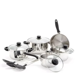 New 🧨 Old Dutch Essentials 12-Piece Stainless Steel Cookware Set 😍