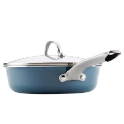 Best Pirce 🧨 Ayesha Curry Home Collection 3 Qt. Aluminum Nonstick Saute Pan In Twilight Teal With Glass Lid 🎁 -Cheap Cookware Shop unnamed file 3459