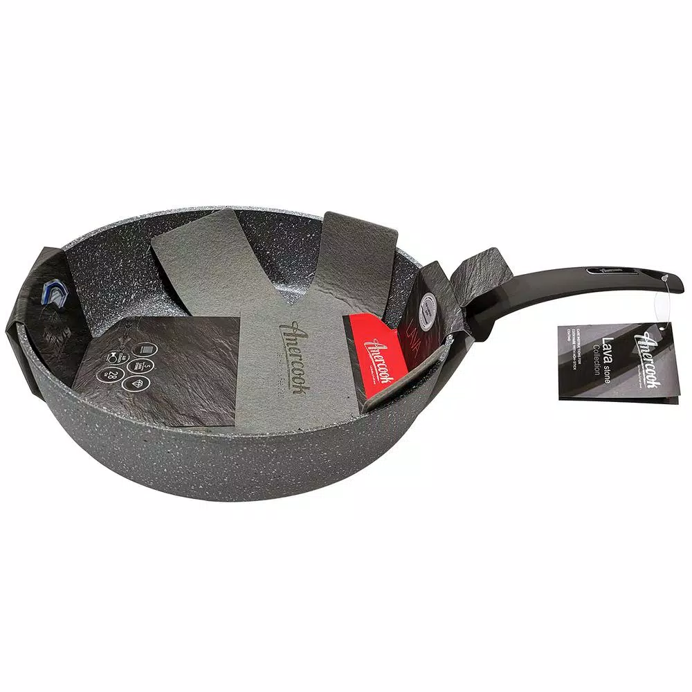 Flash Sale โค๏ธ AMERCOOK Lava Stone 8.7 In. Aluminum Nonstick Frying Pan In Gray ๐ 5 Flash Sale โค๏ธ AMERCOOK Lava Stone 8.7 In. Aluminum Nonstick Frying Pan In Gray ๐ - Image 5