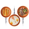 Flash Sale ❤️ Gotham Steel 3 Piece Non-Stick Ti-Ceramic Round Fry Pan Set 🧨