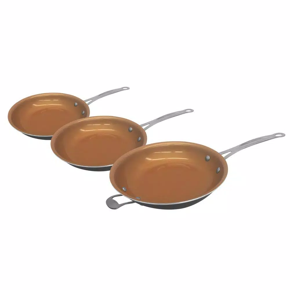 Flash Sale β€οΈ Gotham Steel 3 Piece Non-Stick Ti-Ceramic Round Fry Pan Set 𧨠2 Flash Sale β€οΈ Gotham Steel 3 Piece Non-Stick Ti-Ceramic Round Fry Pan Set 𧨠- Image 2