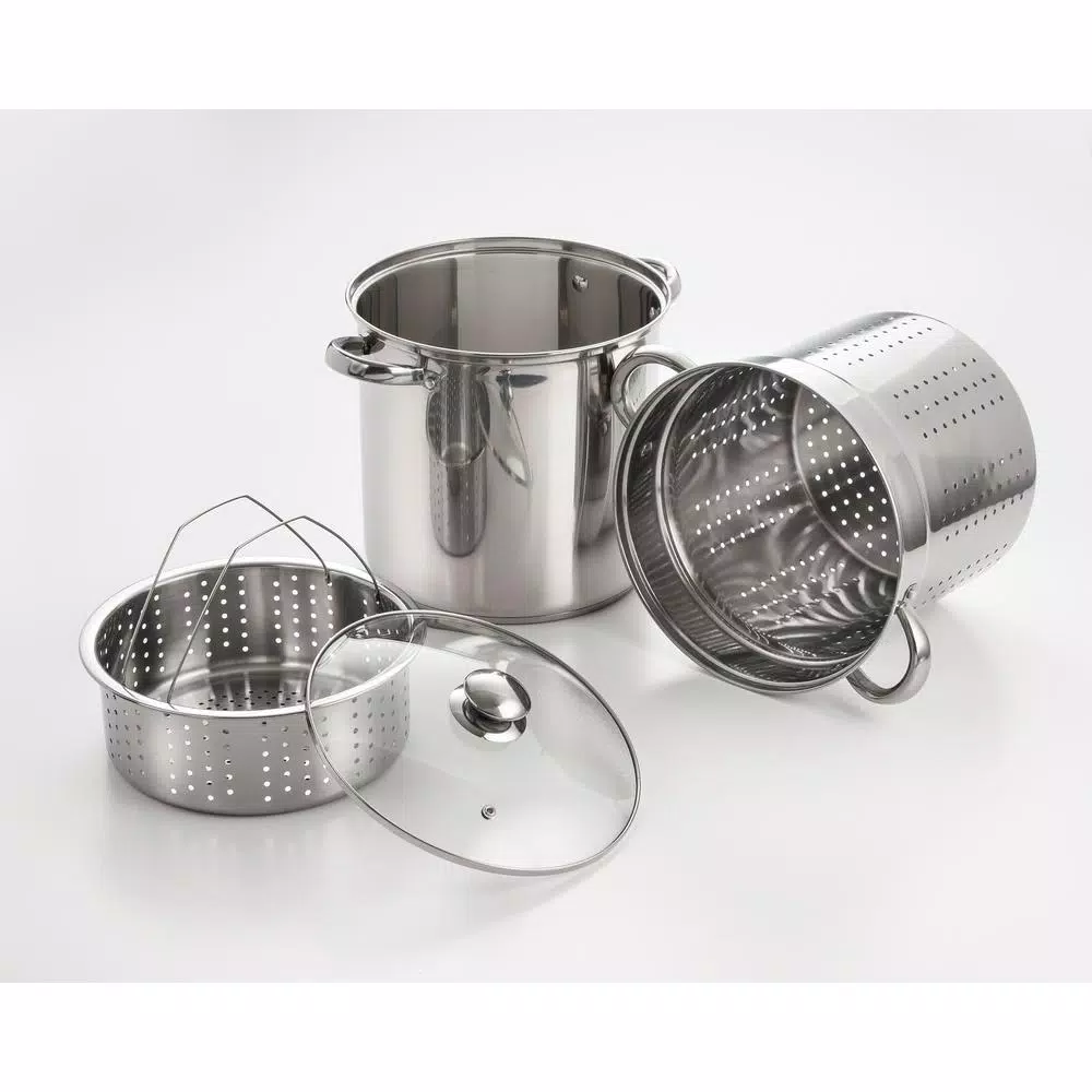 Discount ๐ ExcelSteel 16 Qt. Professional 18/10 Stainless Steel Multi-Cooker With Lid (4-Piece) ๐ 1 Discount ๐ ExcelSteel 16 Qt. Professional 18/10 Stainless Steel Multi-Cooker With Lid (4-Piece) ๐