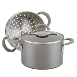 Best Sale 👍 Circulon 3 Qt. Oyster Gray Elementum Hard-Anodized Nonstick Covered Multipot With Steamer Insert 💯 -Cheap Cookware Shop unnamed file 3539