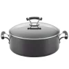 Top 10 🌟 Circulon Contempo 7.5 Qt. Hard-Anodized Aluminum Nonstick Stock Pot In Black With Glass Lid ✨