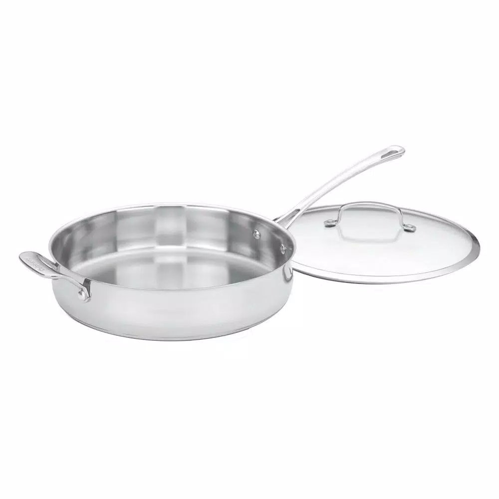 Hot Sale π₯° Cuisinart Contour 5 Qt. Stainless Steel Saute Pan With Glass Lid β 1 Hot Sale π₯° Cuisinart Contour 5 Qt. Stainless Steel Saute Pan With Glass Lid β