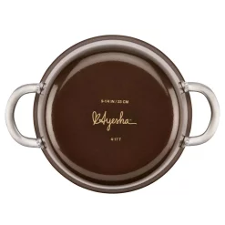 Cheapest 🌟 Ayesha Curry Home Collection 4.5 Qt. Brown Sugar Porcelain Enamel Non-Stick Covered Saucepot 😀 -Cheap Cookware Shop unnamed file 3548