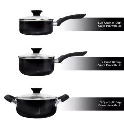 Budget 😀 Classic Cuisine Allumi-Shield 15-Piece Aluminum Nonstick Cookware Set In Black 🌟 -Cheap Cookware Shop unnamed file 3559