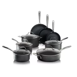 Best Sale 😉 GRANITESTONE Professional 13-Piece Aluminum Hard Anodized Diamond And Mineral 🧥 Coating Ultimate Nonstick Premium Cookware Set ❤️