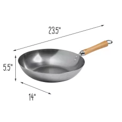 Hot Sale ๐ Honey-Can-Do Joyce Chen 12 In. Silver Carbon Steel Stir-Fry Pan With Birchwood Handle โ๏ธ 10 Hot Sale ๐ Honey-Can-Do Joyce Chen 12 In. Silver Carbon Steel Stir-Fry Pan With Birchwood Handle โ๏ธ -Cheap Cookware Shop unnamed file 3581