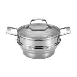 Best Pirce 😍 Circulon 2 Qt. Stainless Steel Stovetop Steamers With Glass Lid 🎁